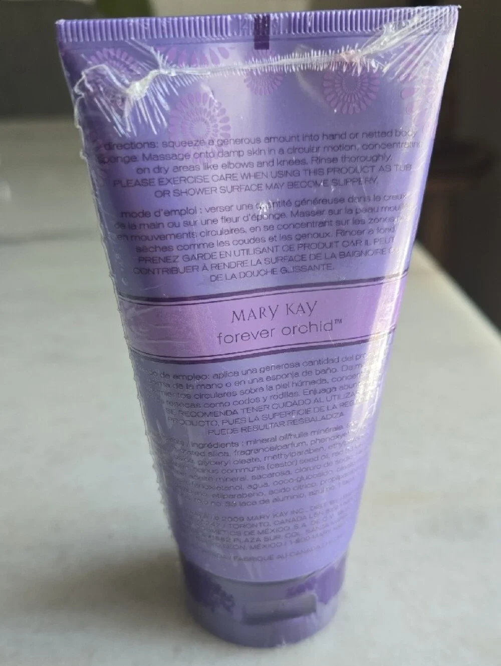 Mary Kay Forever Orchid Sugar Scrub - Lavender Purple Tube